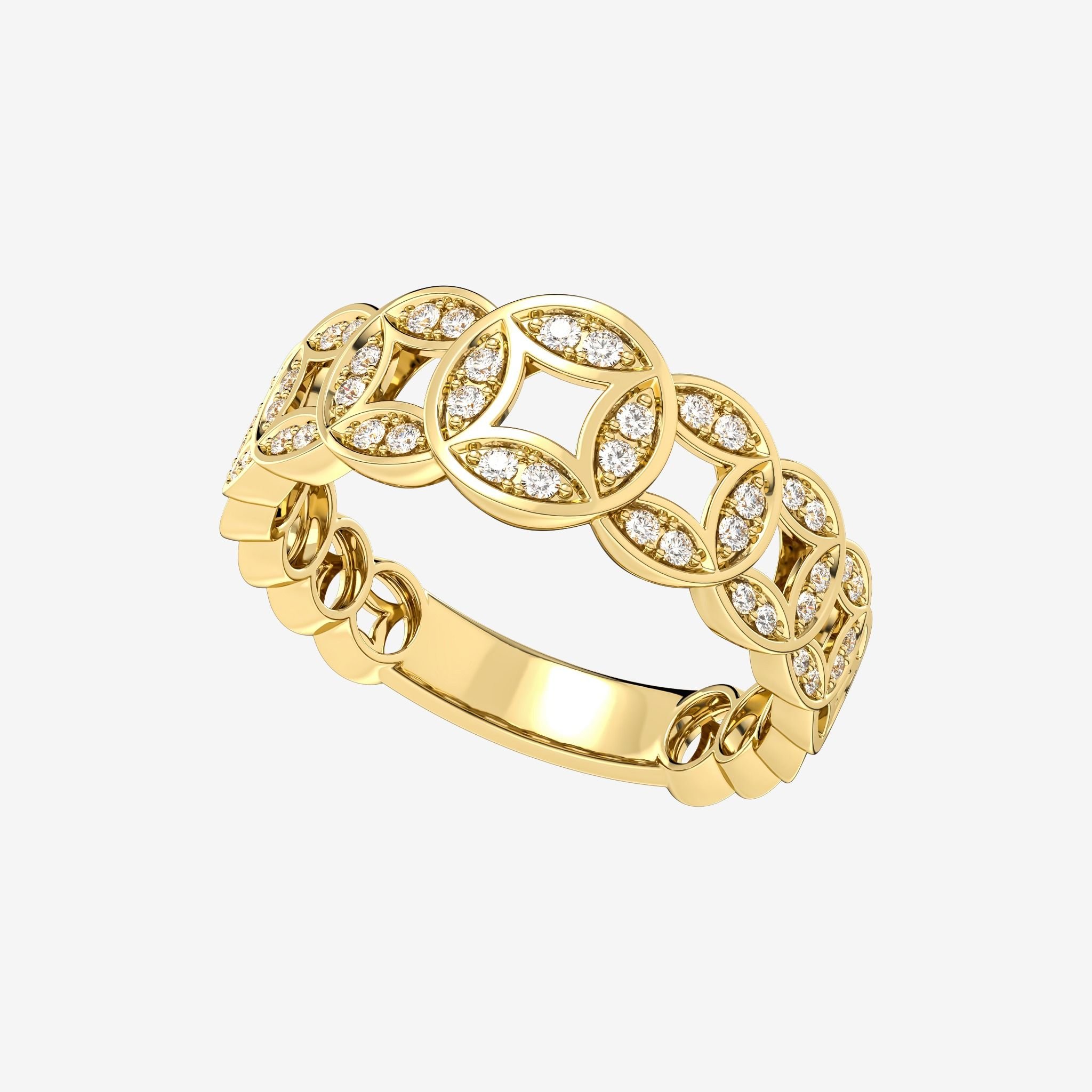 ACCENTED COIN BAND