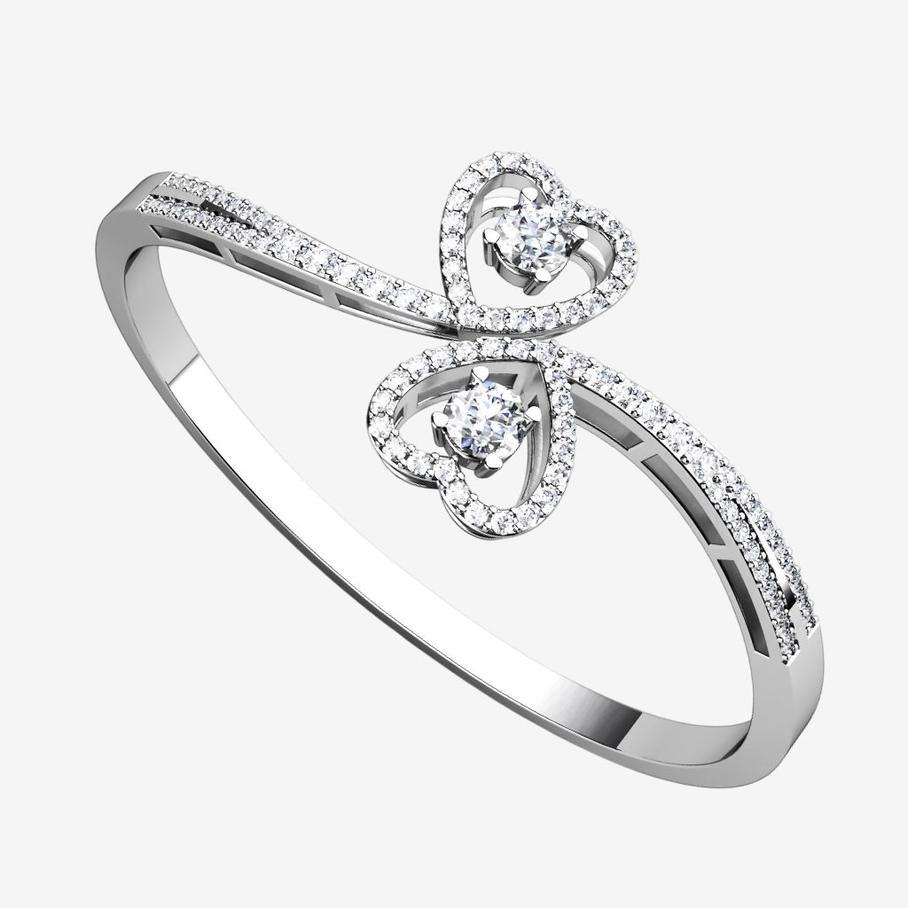  ACCENTED BYPASS BANGLE 