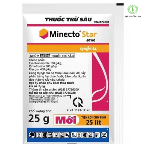 Minecto trị bọ trĩ trên hoa hồng