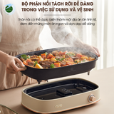  Nổi lẩu nướng 2 khay NL45k 