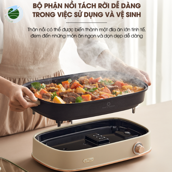  Nổi lẩu nướng 2 khay NL45k 