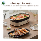  Nổi lẩu nướng 2 khay NL45k 