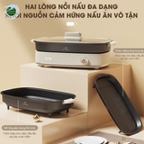  Nổi lẩu nướng 2 khay NL45k 