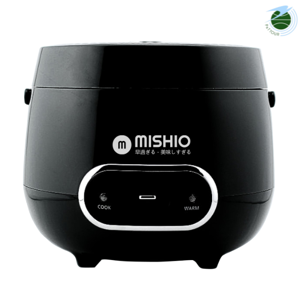  Nồi Cơm Điện Men Đá Mishio MK233 size 0.8L 