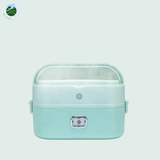  Hộp Hâm Cơm, Thức Ăn Mishio MK317 kèm 2 hộp inox 304 