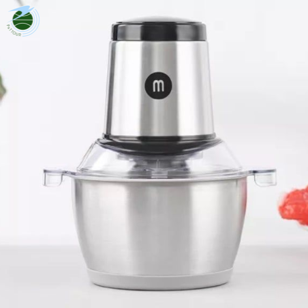  Máy xay thịt đa năng cối inox Mishio MK157 1.8L 300W 