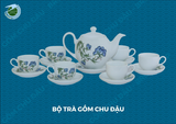  Bộ trà gốm Chu Đậu 