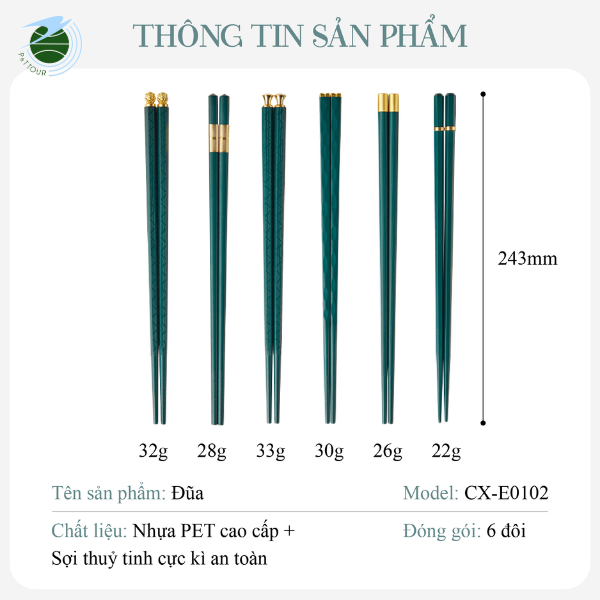  Đũa kháng khuẩn CX-E0102 