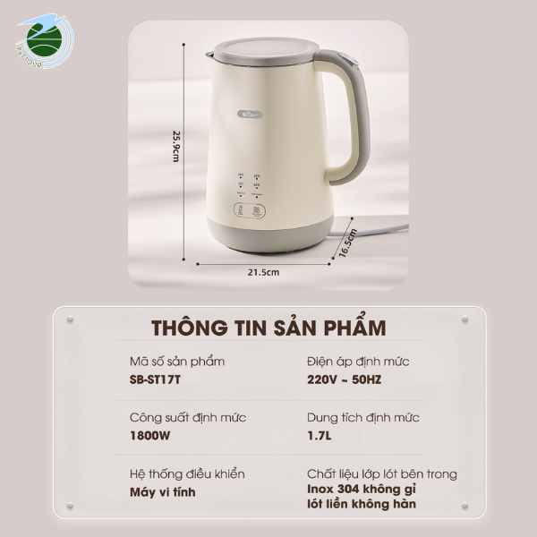  Ấm siêu tốc ST17T 