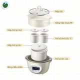  Nồi nấu chậm Bear 1,6L SUBE002 