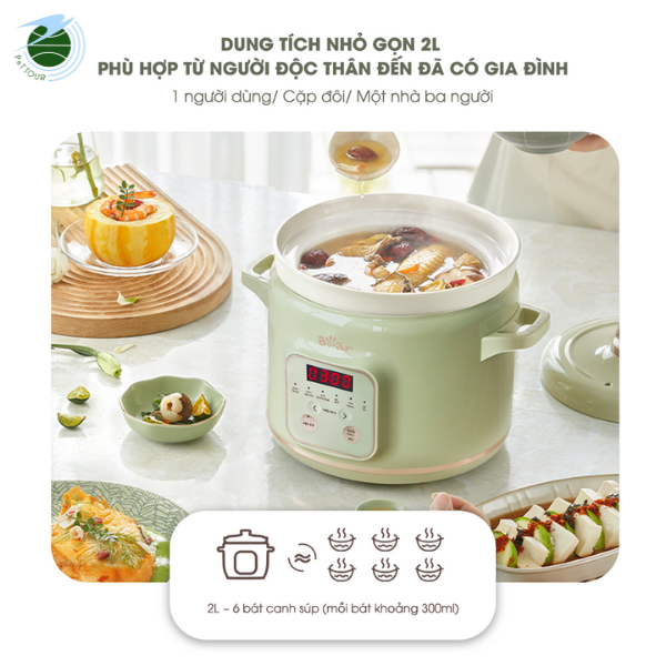  Nồi nấu chậm 2L SB-NNC20 