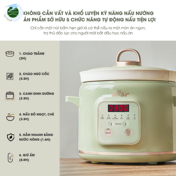  Nồi nấu chậm 2L SB-NNC20 