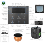  Nồi Áp Suất Mishio MK303 1 Lít (2.5L) 