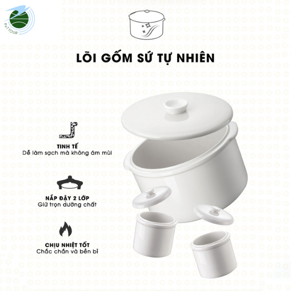  Nồi nấu chậm Bear 1,6L SUBE002 
