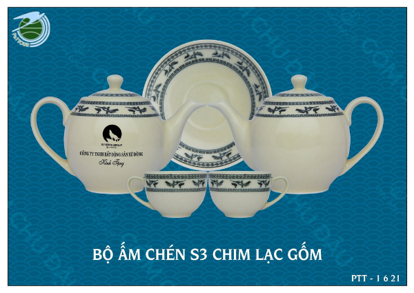  Bộ ấm chén trà Chim Lạc 