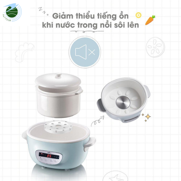  Nồi nấu chậm Bear 2,5L SUBE003 