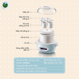  Nồi nấu chậm Bear 2,5L SUBE003 