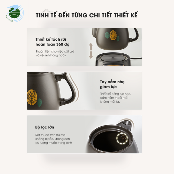  Ấm sắc thuốc Bear SB-AST35 