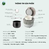  Nồi cơm điện Bear 1.6L SB-NC16L – Bản Tiếng Việt 