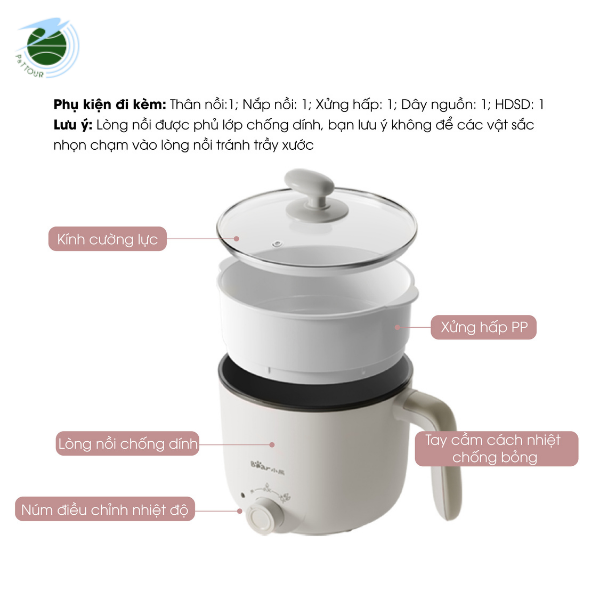  Nồi đa năng Bear DRG-C12K1 