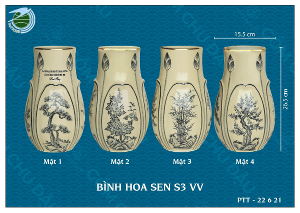  Bình hoa Sen 