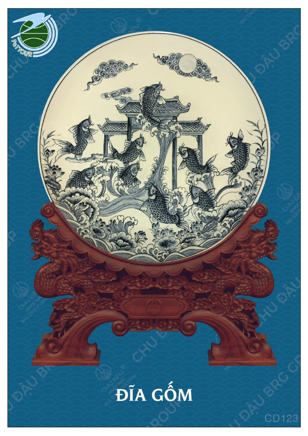  Đĩa trang trí 