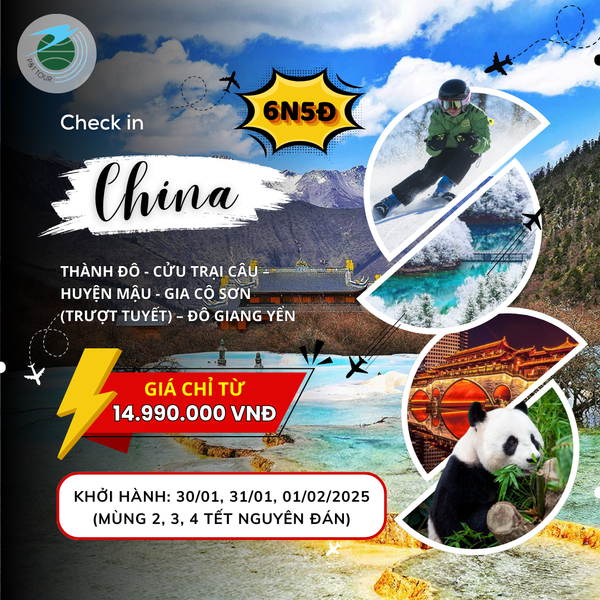  TOUR THÀNH ĐÔ - CỬU TRẠI CÂU – HUYỆN MẬU - GIA CÔ SƠN  (TRƯỢT TUYẾT) – ĐÔ GIANG YỂN 