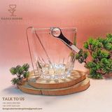  Xô Đá Thuỷ Tinh Nhỏ 