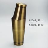  Boston Shaker 2 Layer Dirty Gold 