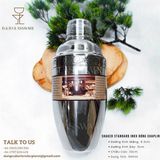  Shaker Standard Inox Bóng Chaplin 