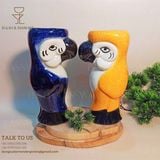  Ly Sứ Tiki Parrot Blue A53-1 