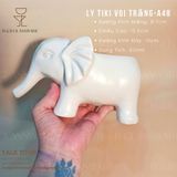  Ly Sứ Tiki Voi Trắng - A48 