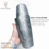  Bộ Shaker 1 Đáy Hoa Văn Nhám 