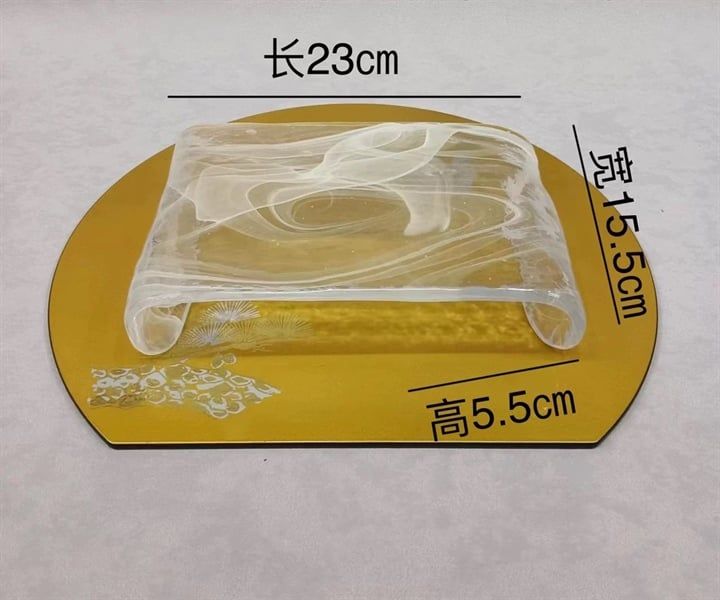  Kệ thuỷ tinh trang trí kích thước 23cm x 15.5cm x 5.5cm 