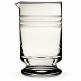  Urban Bar Calabrese Footed Mixing Glass with 3 Cuts - 600ml 