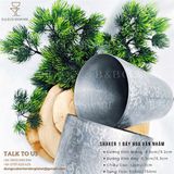  Bộ Shaker 1 Đáy Hoa Văn Nhám 