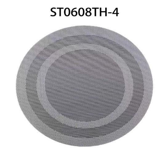  Thảm tròn bàn tiệc màu xám 