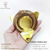  Lược Đá Tam Giác Màu Vàng / Strainer Triangle Gold 