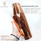  Bộ Boston Shaker Copper 2 Layer 