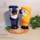  Ly Sứ Tiki Parrot Yellow A53-2 