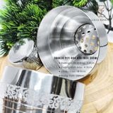  Shaker Yiyi Hoa Văn Inox 395ml 
