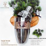  Shaker Standard Inox Bóng Chaplin 