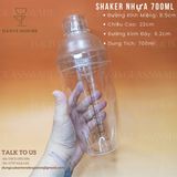  Shaker Nhựa 700ml 