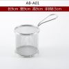 Rổ Chiên Khoai Tây Trụ Tròn Màu Inox 9Cm