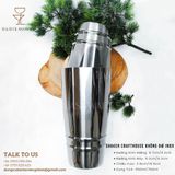 Bộ Shaker Crafthouse Không Đế Inox 