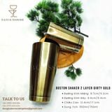  Bộ Boston Shaker 2 Layer Dirty Gold 