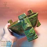  Bowl Sứ Tiki Xanh 1500ml 