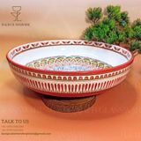  Bowl Sứ Cocktail Đỏ 