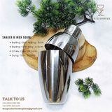  Shaker B Inox 500ml 