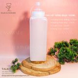  Chai Sốt Vuông Nhựa 1000ml 